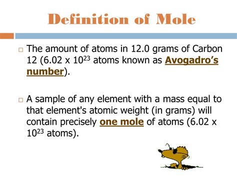 mole definition